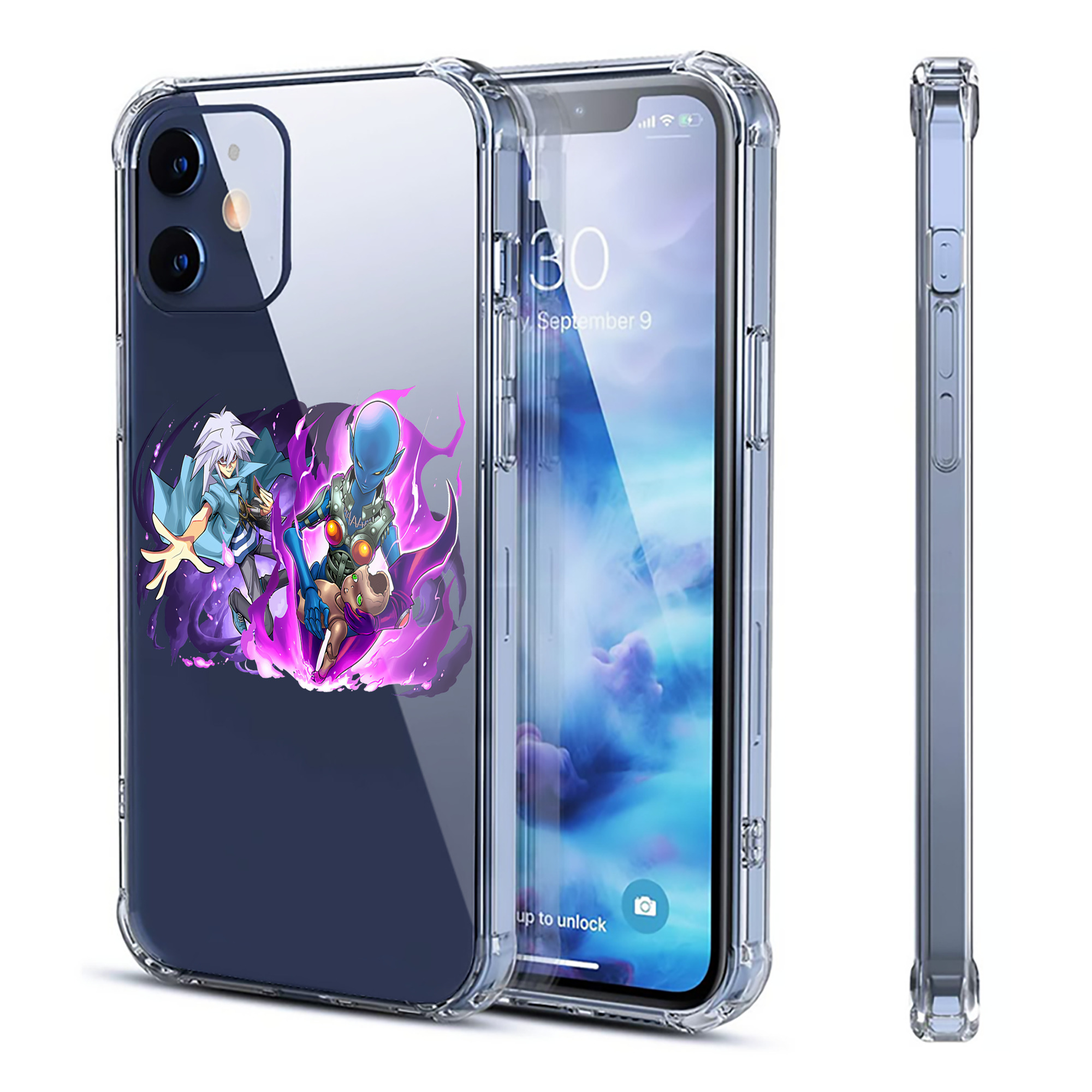 （画像用） 遊☆戯☆王 Yu-Gi-Oh! 【iPhone 12シリーズ対応】透明スマホケース（クリアソフトケース）